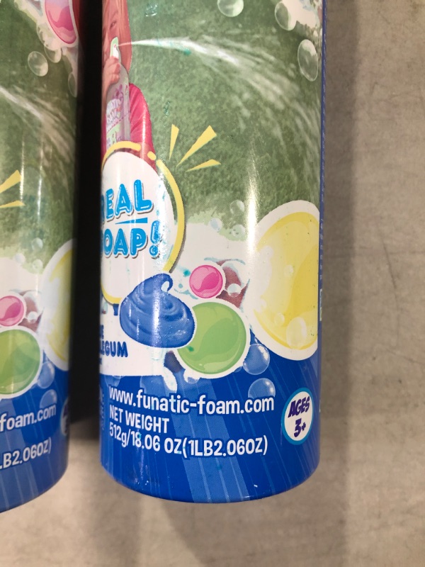 Photo 4 of [2pc] Funatic Foam Blue Bubble Gum - Soap Foam - Ages 3+
