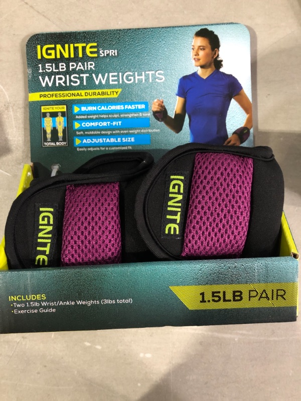 Photo 2 of Ignite by Spri Wrist/Ankle Weights 3lbs Set