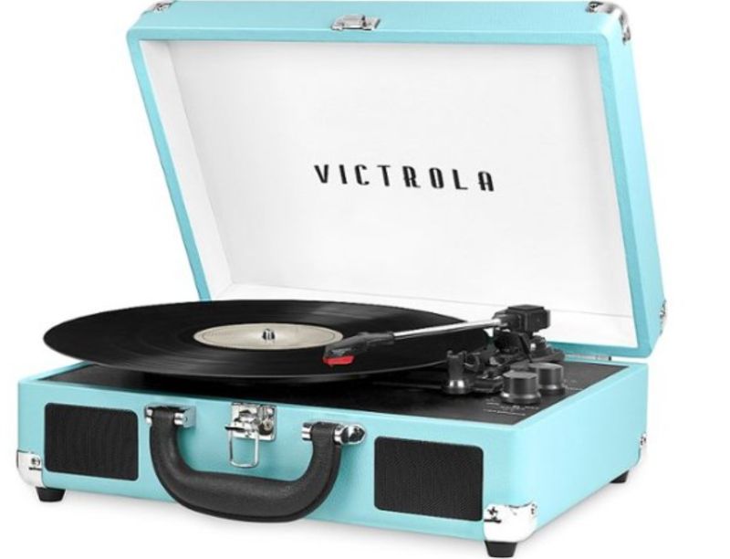 Photo 1 of Victrola - Bluetooth Stereo Turntable - Turquoise
