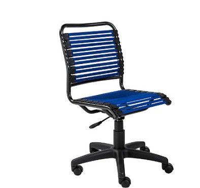 Photo 1 of Blue/Black Bungie Low Back Office Chair