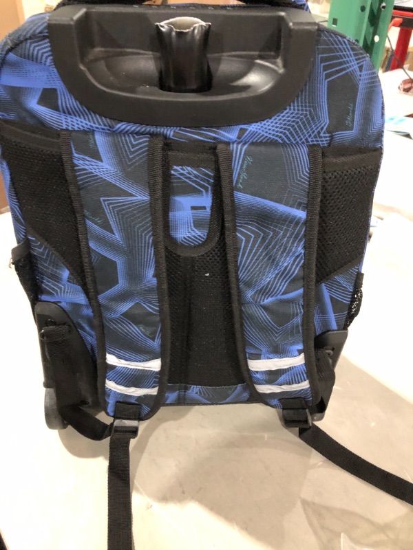 Photo 1 of J World New York Sunrise Rolling Backpack. Roller Bag with Wheels, Disco, 18" 18" Disco