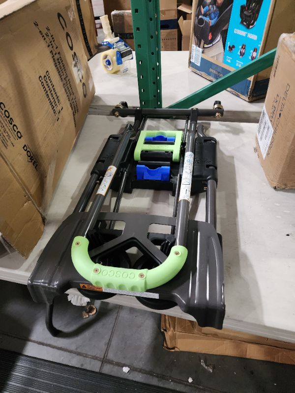 Photo 2 of Cosco 12222PBG1E Shifter 300-Pound Capacity Multi-Position Heavy Duty Folding Dolly, Green hand-trucks Green Cart