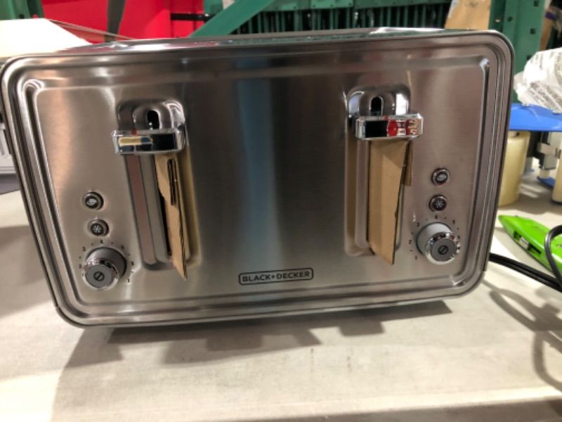 Photo 2 of BLACK+DECKER 4 Slice Toaster - Stainless Steel - TR4900SSD