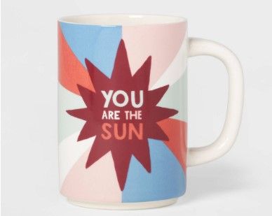 Photo 1 of 16oz Stoneware You Are the Sun Mug - Room Essentials (2 Pack)