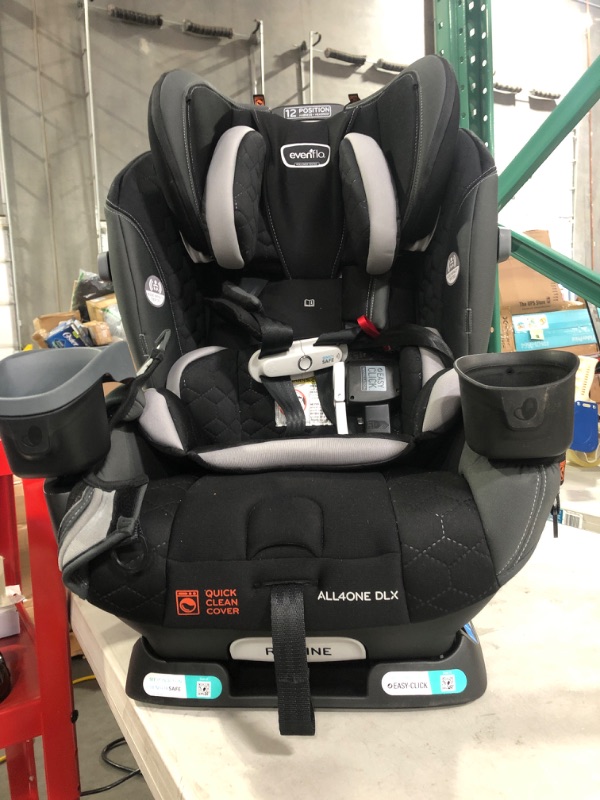 Photo 3 of Evenflo All4One DLX All-In-One Convertible Car Seat with SensorSafe