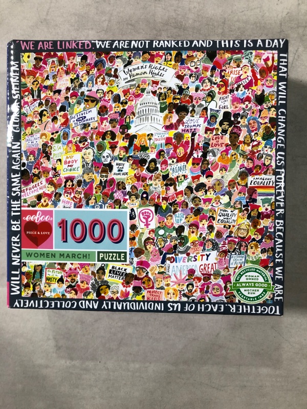 Photo 1 of EeBoo Women March Jigsaw Puzzle for Adults 1000 Pieces