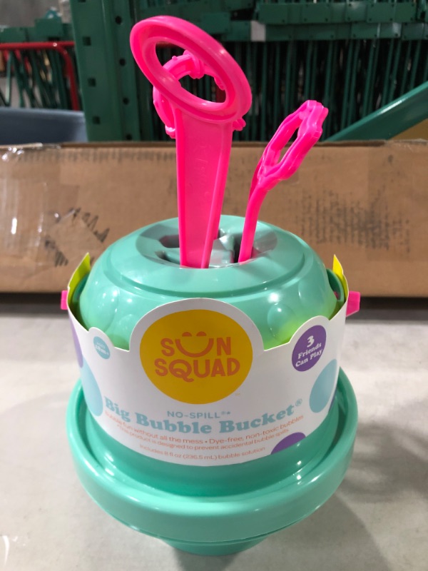 Photo 1 of No Spill Big Bubble Bucket - Sun Squad