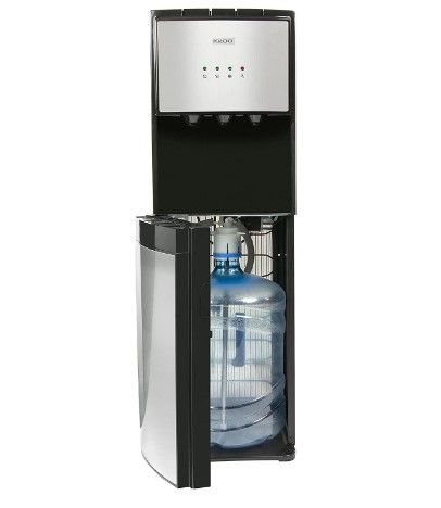 Photo 1 of Igloo Stainless Steel Hot, Cold & Room Water Cooler Dispenser, Holds 3 & 5 Gallon Bottles