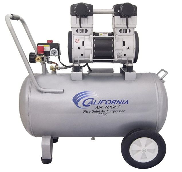 Photo 1 of California Air Tools 15020C Ultra Quiet & Oil-Free 2.0 Hp 15.0 gallon Steel Tank Air Compressor