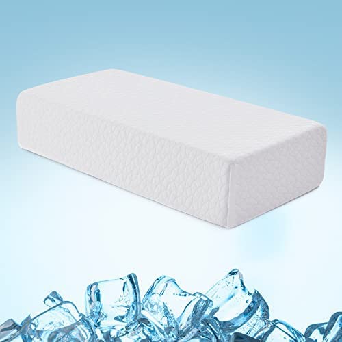 Photo 1 of HARBOREST Ice Cube Cooling Pillow for Side Sleepers Memory Foam Side Sleeper Pillow Support Head & Neck for Pain Relief?12"x24"x5"
