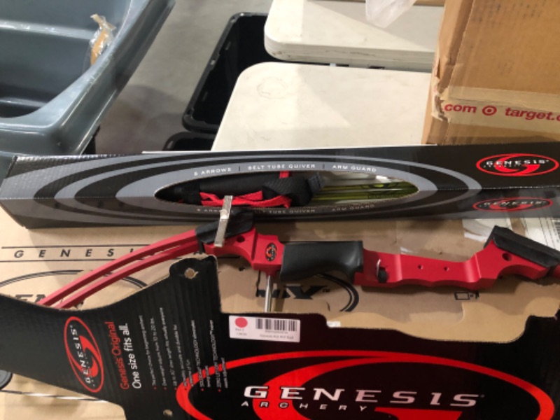 Photo 2 of Genesis Original Bow Archery Kit, Right Hand, Red