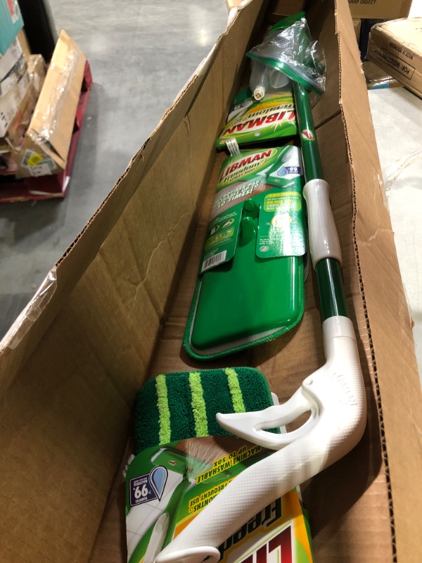 Photo 2 of "PART ONLY" 
Libman Freedom Wide Spray Mop, Greeen