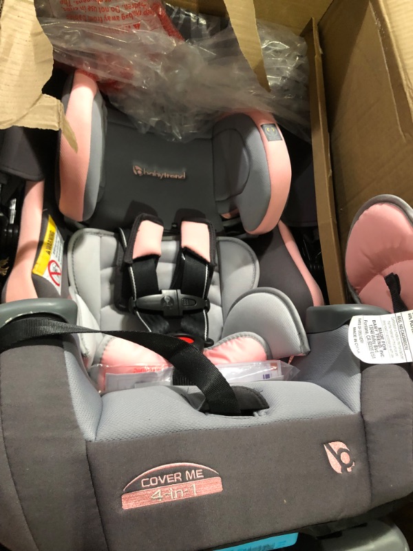 Photo 3 of Baby Trend Cover Me 4 in 1 Convertible Car Seat, Quartz Pink