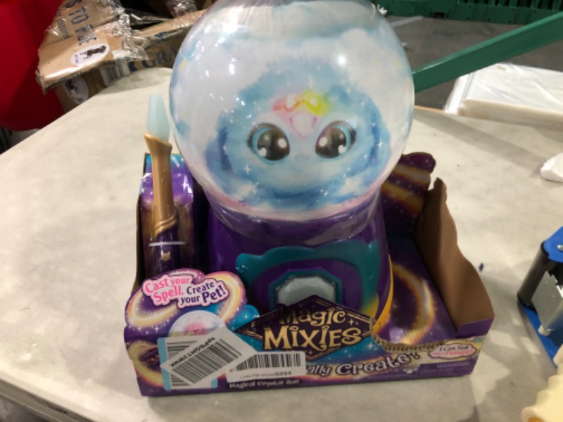 Photo 2 of Magic Mixies Magical Misting Crystal Ball with Interactive 8 inch Blue Plush Toy and 80+ Sounds and Reactions