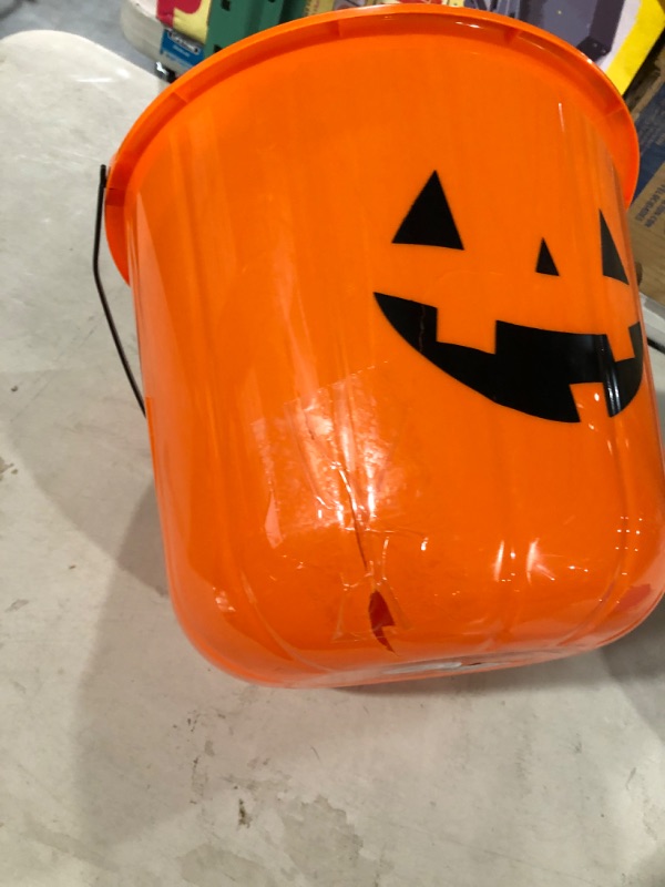 Photo 2 of 14 Jumbo Stackable Trick or Treat Halloween Pumpkin Pail - Hyde  EEK! Boutique