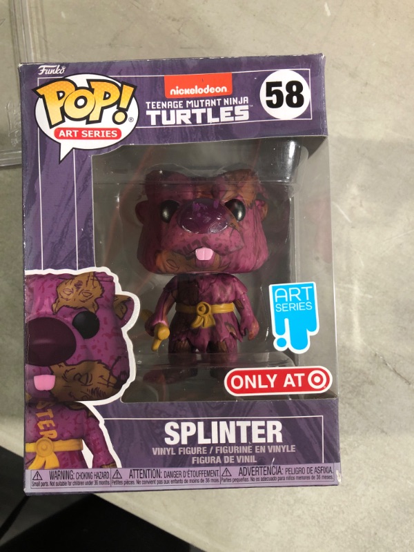 Photo 2 of Splinter Artist Series Teenage Mutant Ninja Turtles Funko Pop! Vinyl Figure with Pop! Protector - Exclusive