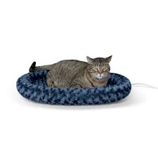 Photo 1 of [Does Not Heat] K&H PET PRODUCTS Thermo-Kitty Fashion Splash Blue Large 16 X 22 Inches