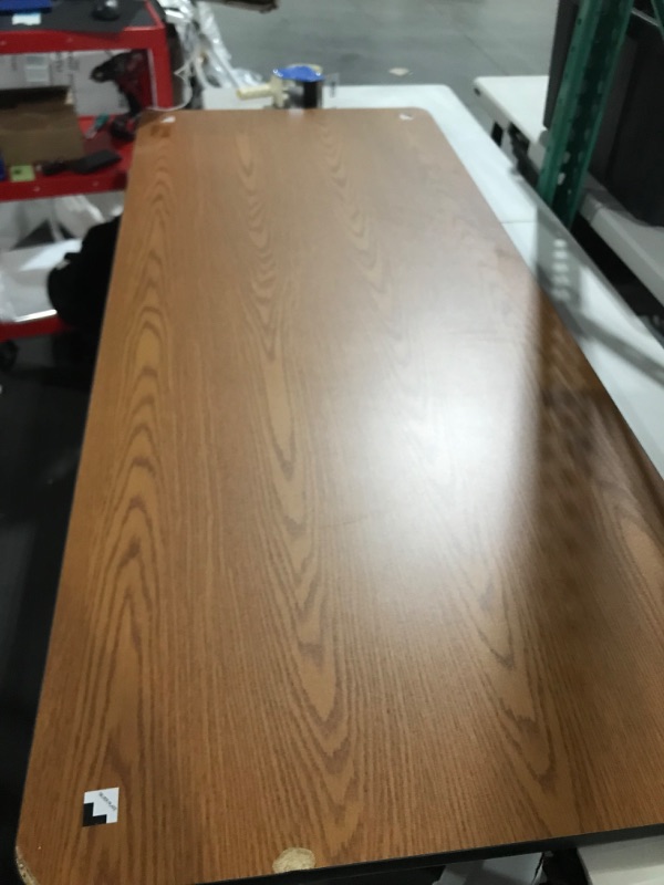 Photo 2 of Flash Furniture 30''W x 72''L Rectangular Oak Thermal Laminate Activity Table, top only, no legs