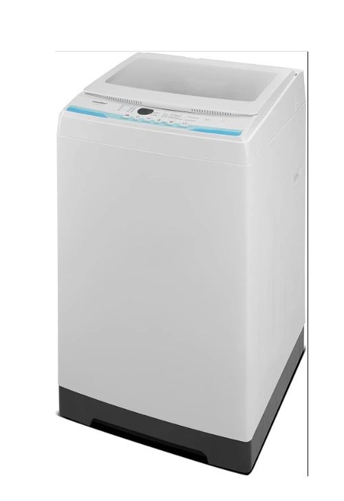 Photo 1 of COMFEE’ 1.6 Cu.ft Portable Washing Machine, 11lbs Capacity Fully Automatic Compact Washer with Wheels, 6 Wash Programs Laundry Washer with Drain Pump, Ideal for Apartments, RV, Camping, Ivory White