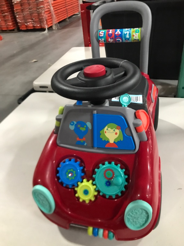 Photo 2 of Radio Flyer Busy Buggy, Sit to Stand Toddler Ride On Toy, Ages 1-3, Red Kids Ride On Toy