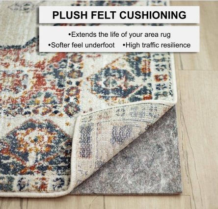 Photo 1 of 2 ft. x 12 ft. 1/4 in. Dual Surface Rug Pad