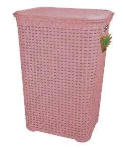 Photo 1 of plasticos pink basket with lid 