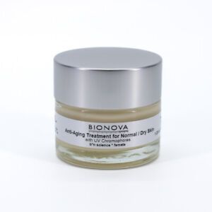 Photo 1 of BIONOVA AntiAging Treatment NormalDry Skin UV Chromophores 1.25oz -Missing Box
