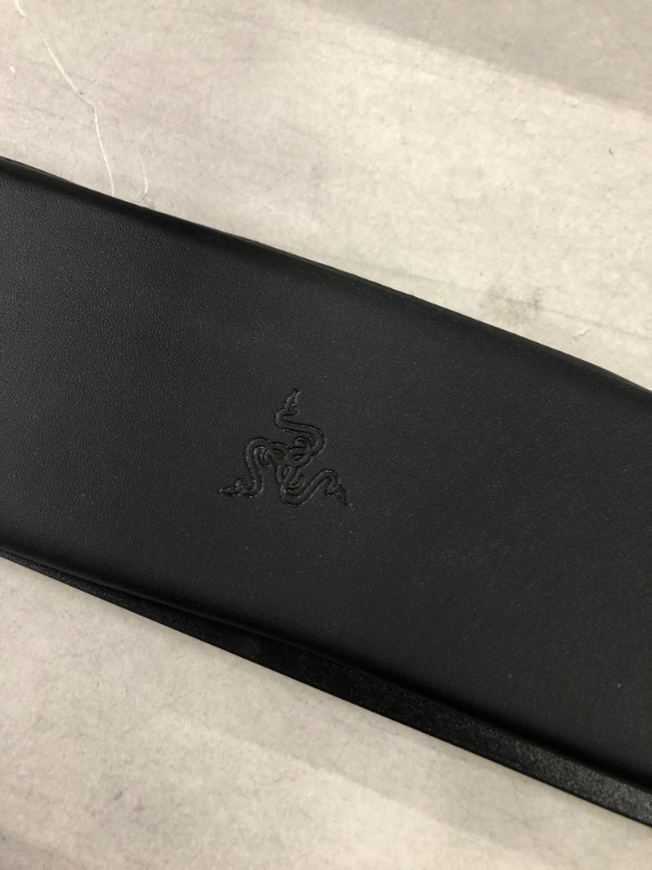 Photo 3 of Razer Ergonomic Wrist Rest for Full-Sized Keyboards: Anti-Slip Rubber Base - Angled Incline - Classic Black Full-Sized Keyboard Memory Foam