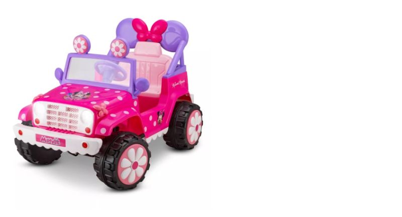 Photo 1 of **SEE NOTES** Kid Trax 6V Disney Minnie Mouse Flower Power 4x4 Powered Ride-On - Pink