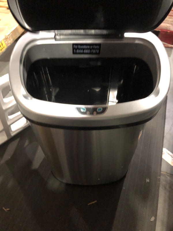 Photo 2 of iTouchless 13 Gallon SensorCan Touchless Trash Can with Odor-Absorbing Filter