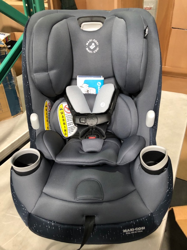 Photo 5 of Maxi-Cosi Pria All-in-One Convertible Car Seat, All-in-One Seating System: Rear-Facing, from 4-40 pounds; Forward-Facing to 65 pounds; and up to 100 pounds in Booster Mode, Sonar Grey