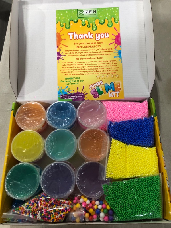 Photo 3 of Slime Kit for Girls Toys Party Favors, Slime Making Kits Boys Glow in Dark.