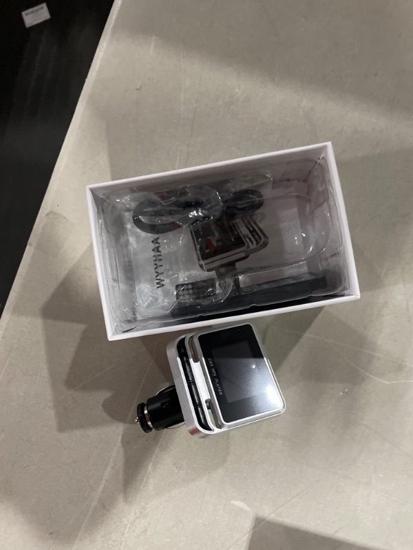 Photo 1 of WYYHAA Bluetooth FM Transmitter for Car, Wireless Car Radio Adapter, 