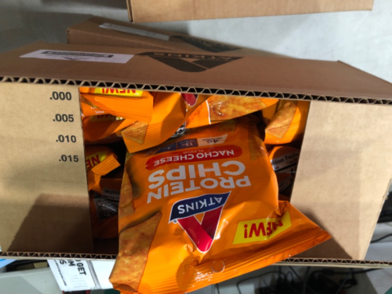 Photo 2 of 2-Pack Atkins Protein Chips, Nacho Cheese 2 cases