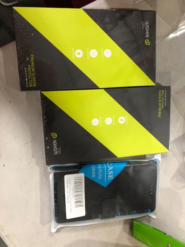 Photo 1 of DiGPlus Galaxy A12 Wallet Case screen protector bundle 