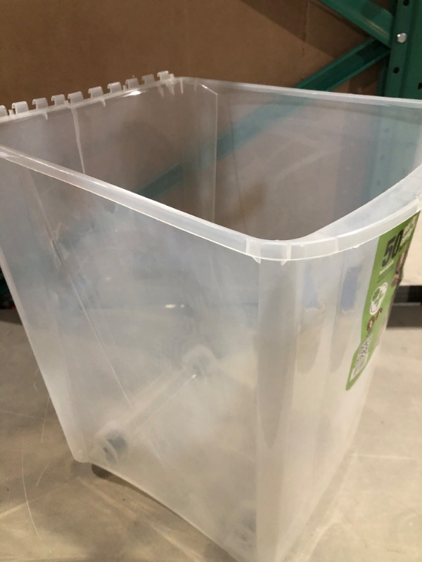 Photo 4 of Van Ness 50-Pound Food Container with Fresh-Tite Seal and Wheels