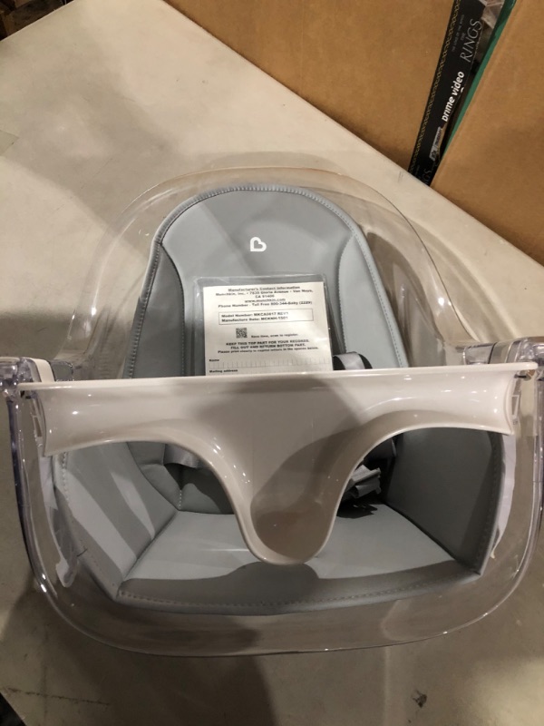 Photo 1 of Munchkin 360° Cloud Baby High Chair with Clear Seat and 360° Swivel