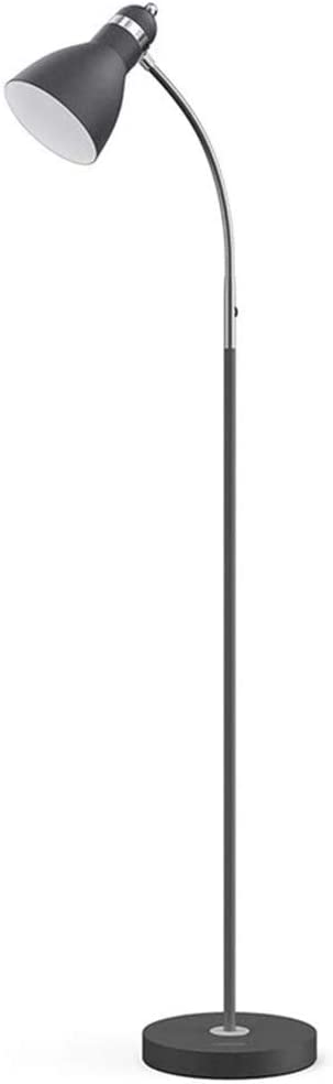 Photo 1 of LEPOWER Floor Lamp, Metal Standing Lamp with Adjustable Gooseneck, Heavy Metal Based, Reading Pole Lamp for Office, Black Floor Lamps for Bedroom, Living Room
