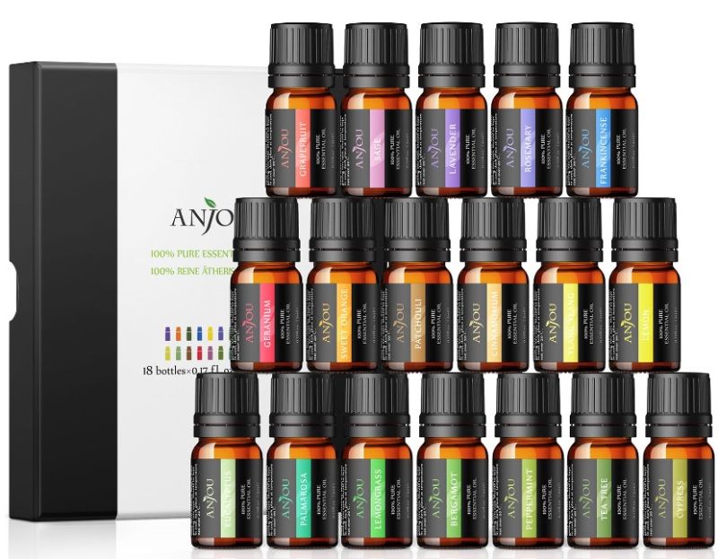 Photo 1 of Anjou Essential Oils Set, 18 x 5ml 100% Pure Natural Aromatherapy Essential Oil
