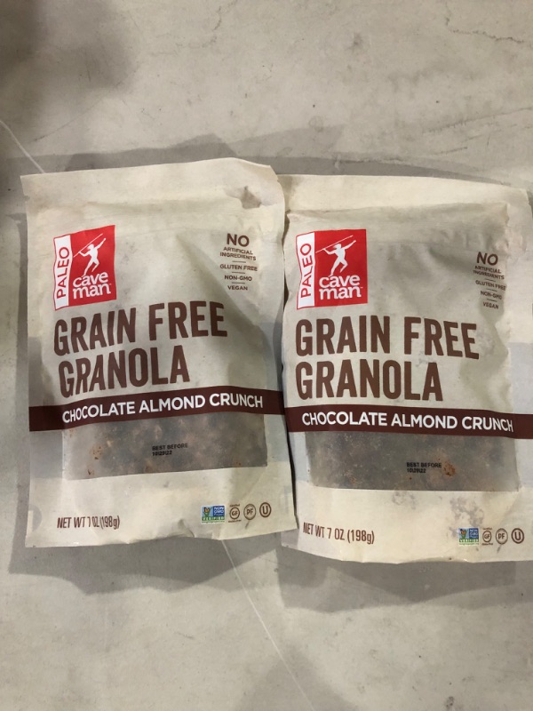 Photo 2 of (2) 7 Oz Grain Free Chocolate Almond Granola Crunch