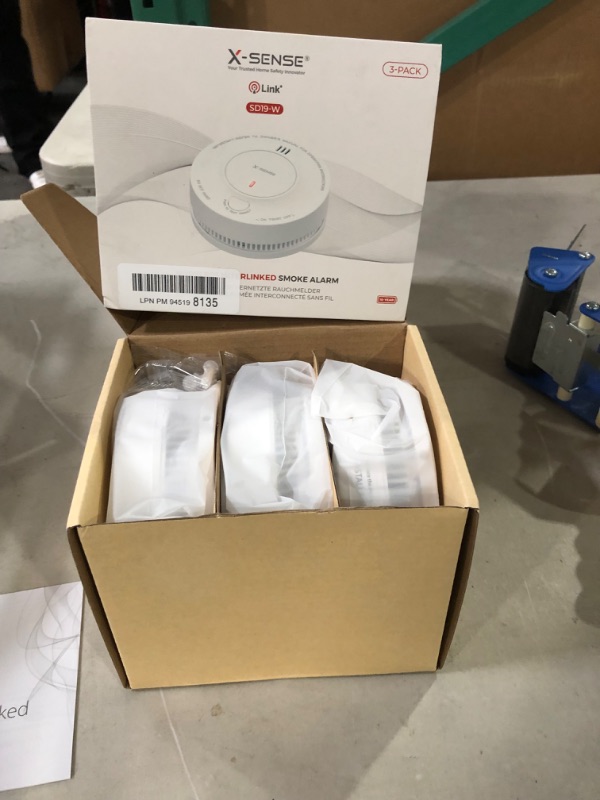 Photo 2 of X-Sense 10-Year Battery Wireless Interconnected Smoke Detector Fire Alarm with Over 820 ft Transmission Range, SD19-W, 3-Pack (RF Interconnected)