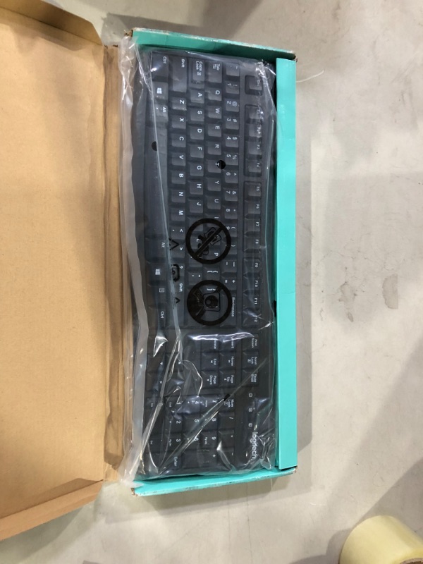 Photo 2 of Bundle-Logitech K120 USB Wired Standard Keyboard and 1 pack Cool silicone Airpro case- Yellow