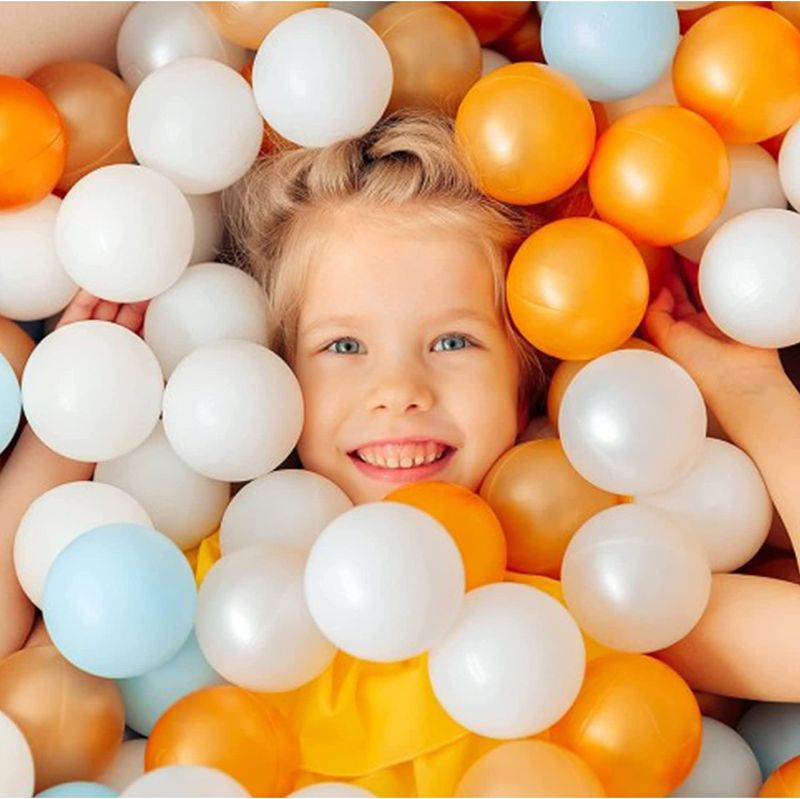 Photo 1 of Sunwhat Pack of 100 Plastic Balls Crush Proof Non Toxic for Ball Pit with Storage Bag