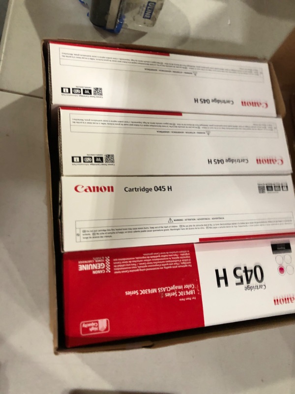 Photo 1 of Canon Genuine Toner, Cartridge 045 Black, High Capacity (1246C001), 1 Pack, for Canon Color imageCLASS MF634Cdw, MF632Cdw, LBP61