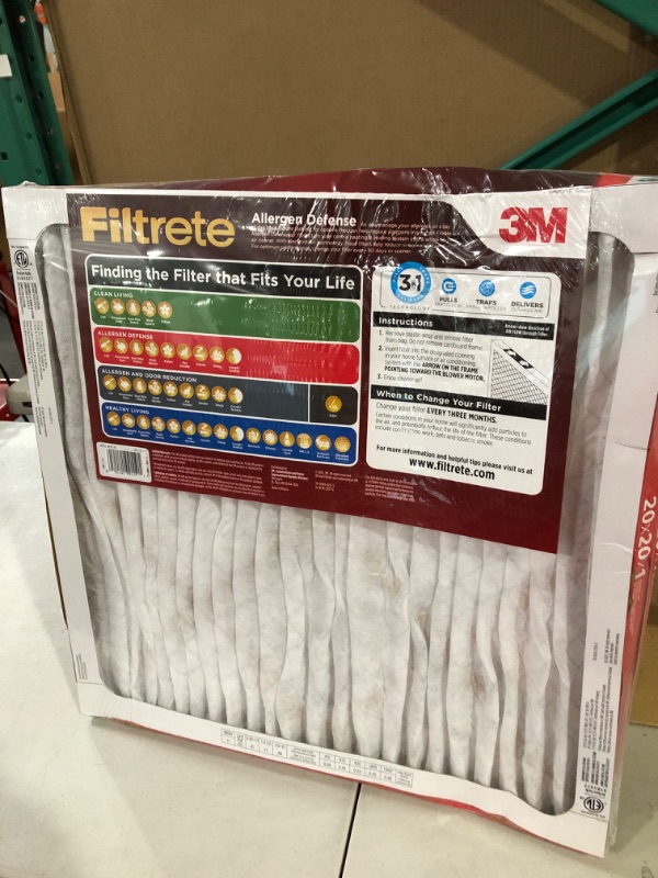 Photo 3 of AC Furnace Air Filter MPR 1000 MERV 11, Allergen Defense, 2-Pack