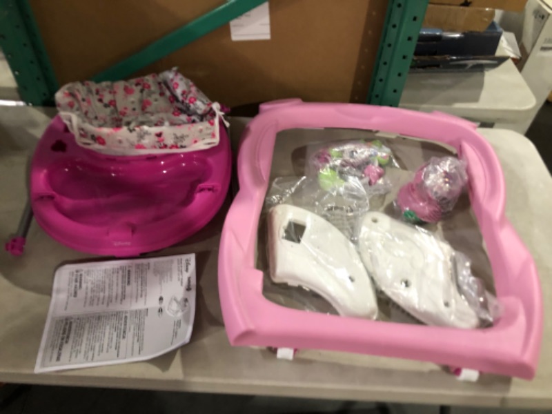 Photo 1 of Disney Baby Minnie Mouse Music and Lights Baby Walker with Activity Tray (Garden Delight)  23 Inches (H) x 24.88 Inches (W) x 28 Inches (D)