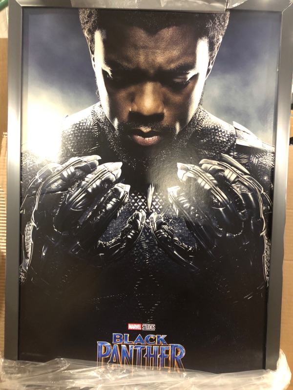 Photo 2 of Black panther poster.