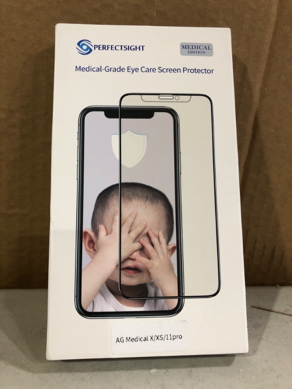 Photo 3 of PERFECTSIGHT [Medical-grade] Anti Glare Screen Protector for Apple iPhone 11 Pro 2019