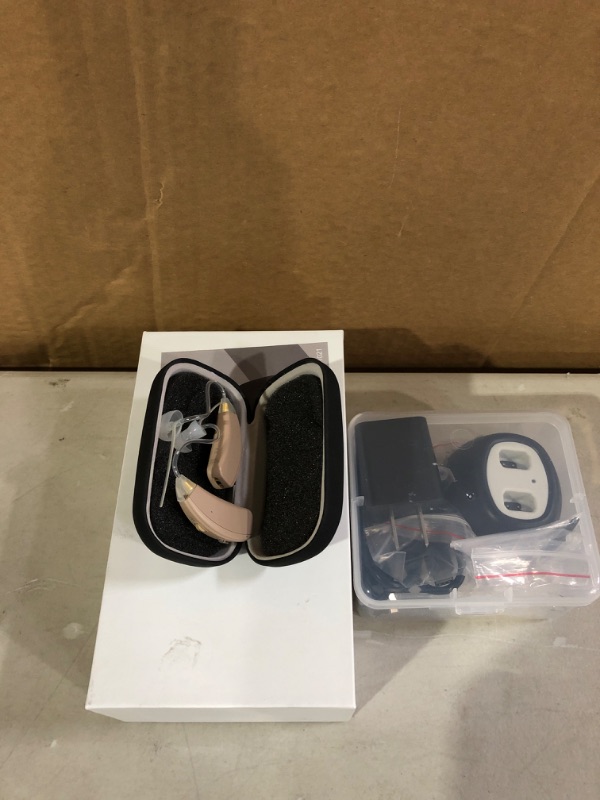 Photo 2 of Maihear Rechargeable Hearing Aids for Adults Seniors Sound Amplifiers Device Hearing Assist. 
* Open box, no visible damage or defect. * Unable to test - requires charge. 