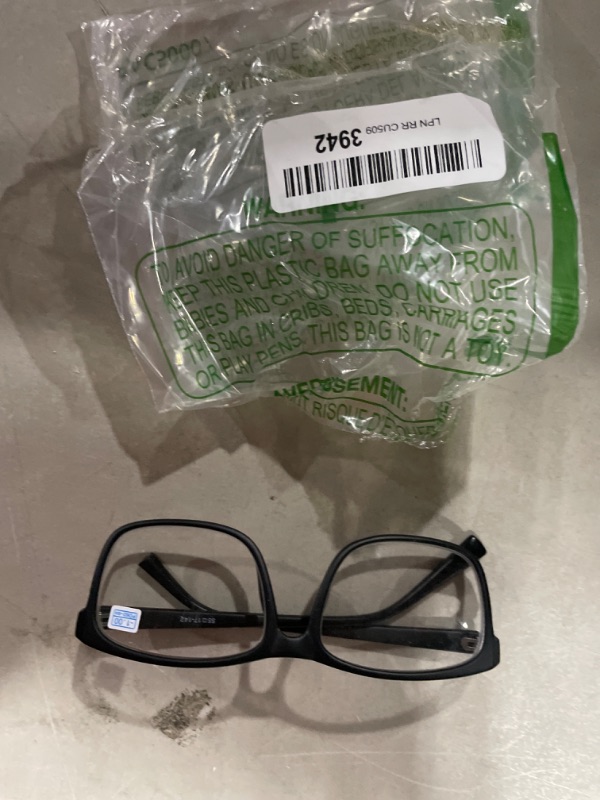 Photo 2 of HUIHUIKK Nearsighted Oversize Myopia Glasses Everyday Use Mens Womens Black Distance Glasses (NOT READING GLASSES) -1 Black